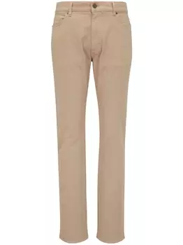 Zegna узкие брюки, нейтральный цвет