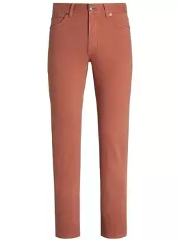 Zegna узкие джинсы, оранжевый