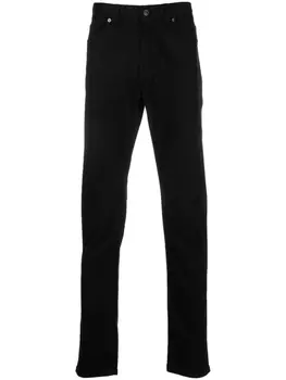 Zegna узкие джинсы Roccia, черный