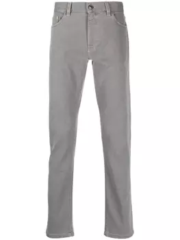 Zegna узкие джинсы, серый