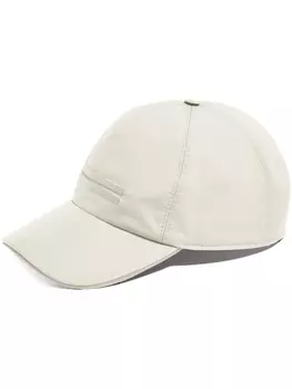 Zegna вышитая бейсболка, белый