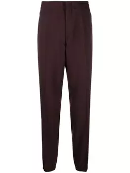 Zegna зауженные брюки, фиолетовый