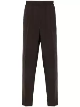 Zegna зауженные брюки, коричневый