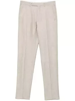 Zegna зауженные брюки, нейтральный