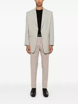 Zegna зауженные брюки, серый