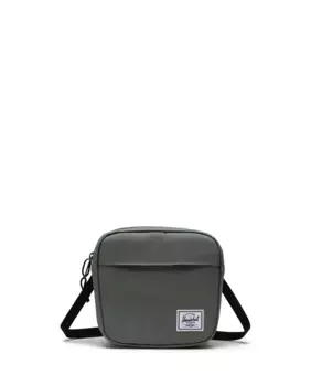 Зеленая экологическая сумка на плечо унисекс объемом 2 л с застежкой-молнией и внутренним карманом Herschel, светло-зеленый