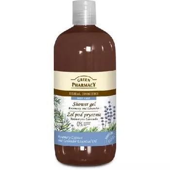 Зеленая Аптека, Гель для душа Розмарин и Лаванда, 500 мл, Green Pharmacy