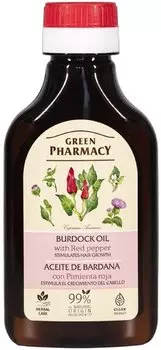 Зеленая Аптека, Масло для кожи головы - репейное - стимулирующее рост волос, 100мл, Vis Plantis