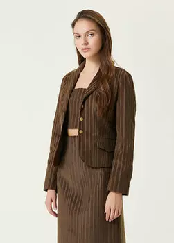 Зеленая бархатная куртка mergen Faraway