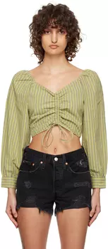 Зеленая блузка Devin Levi's