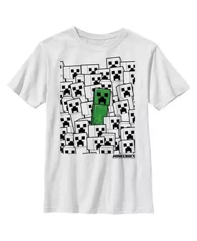 Зеленая детская футболка Minecraft Minecraft для мальчиков Microsoft
