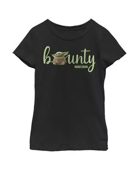 Зеленая детская футболка с надписью «Звездные войны: Мандалорец» The Child Bounty для девочек Disney Lucasfilm