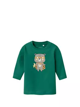 Зеленая детская рубашка NAME IT