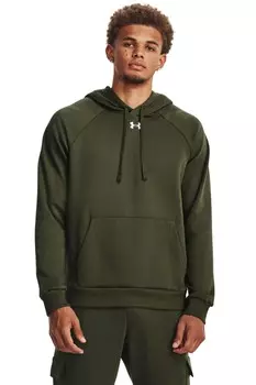 Зеленая флисовая толстовка Rival Under Armour, зеленый