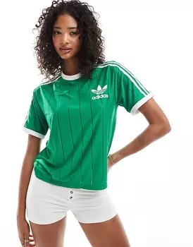 Зеленая футболка adidas Originals Adicolor