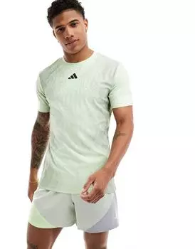 Зеленая футболка adidas Tennis Airchill Pro Freelift adidas