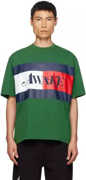 Зеленая футболка-авиатор Awake NY Edition Tommy Jeans