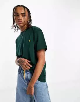 Зеленая футболка Carhartt WIP Chase