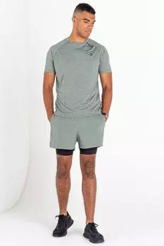 Зеленая футболка для бега Persist Dare 2b, зеленый