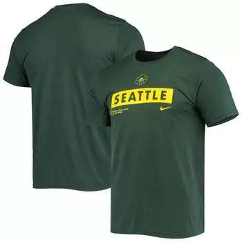 Зеленая футболка для тренировок Nike Seattle Storm