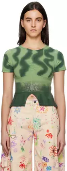 Зеленая футболка Джины Collina Strada