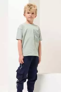 Зеленая футболка Gabriel с нейлоновым карманом Angel & Rocket, зеленый