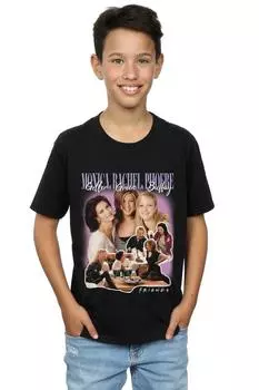 Зеленая футболка Geller Buffay Friends, черный