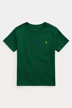 Зеленая футболка Hunt Club для мальчиков с логотипом Polo Ralph Lauren, зеленый