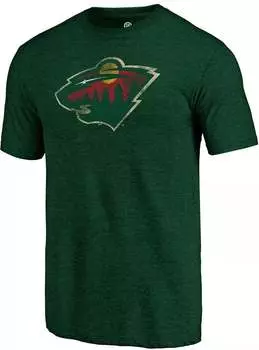 Зеленая футболка NHL Minnesota Wild Shoot To Score