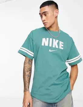 Зеленая футболка Nike Retro