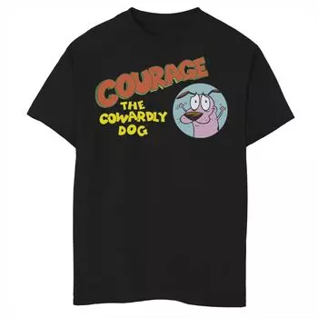 Зеленая футболка «Похищение» для мальчиков 8–20 лет «Courage The Cowardly Dog» Licensed Character
