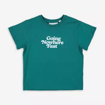 Зеленая футболка с надписью Criminal Damage