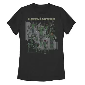 Зеленая футболка с рисунком группы DC Comics Green Lantern для юниоров Licensed Character