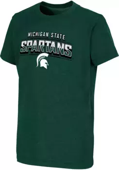 Зеленая футболка «Спартанцы» штата Мичиган «Колизей» Colosseum