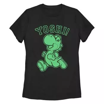 Зеленая футболка Super Mario Yoshi для юниоров Run Happy Licensed Character