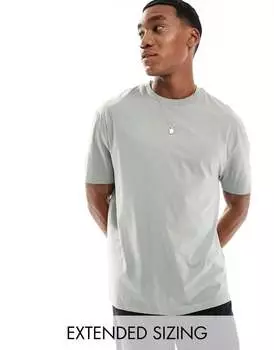 Зеленая футболка свободного кроя ASOS