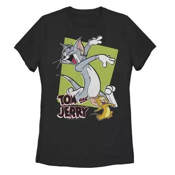 Зеленая футболка в стиле ретро Tom And Jerry для юниоров Licensed Character