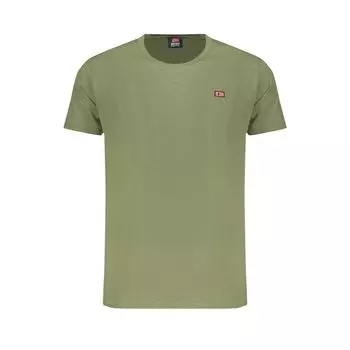 Зеленая хлопковая футболка Geographical Norway