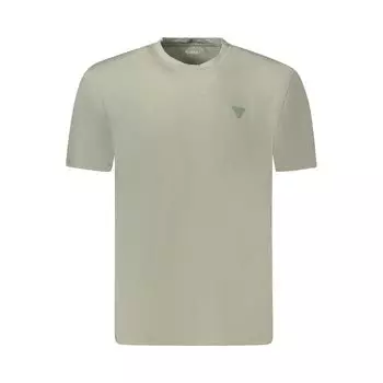 Зеленая хлопковая футболка Guess Shoes