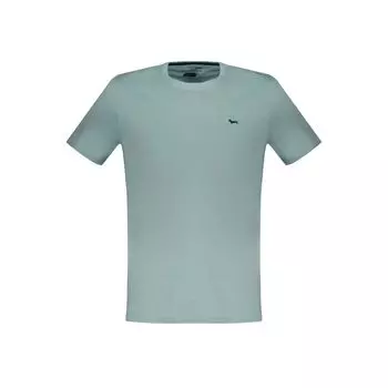 Зеленая хлопковая футболка Harmont & Blaine