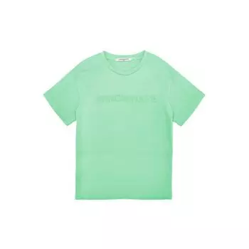 Зеленая хлопковая футболка HINNOMINATE, зеленый