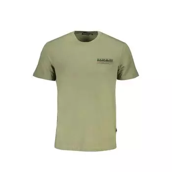 Зеленая хлопковая футболка Napapijri