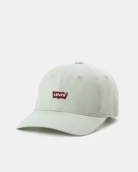 Зеленая хлопковая кепка с фирменной отделкой Levi's, зеленый