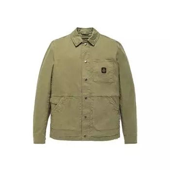 Зеленая хлопковая куртка Refrigiwear