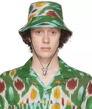 Зеленая хлопковая панама Erdem