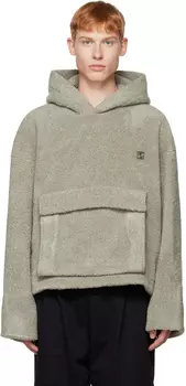 Зеленая худи с кулиской Wooyoungmi