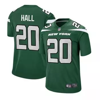 Зеленая игровая майка Nike Youth New York Jets Breece Hall № 20