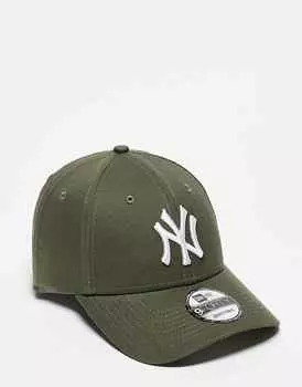 Зеленая кепка New Era 9Forty NY Yankees
