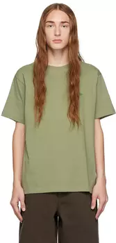 Зеленая классическая футболка Армия Dime