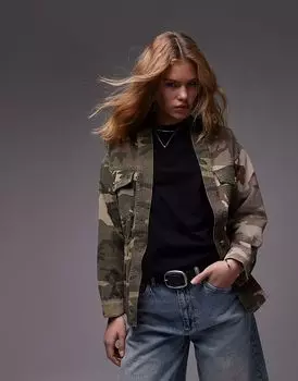 Зеленая куртка AllSaints Amelia